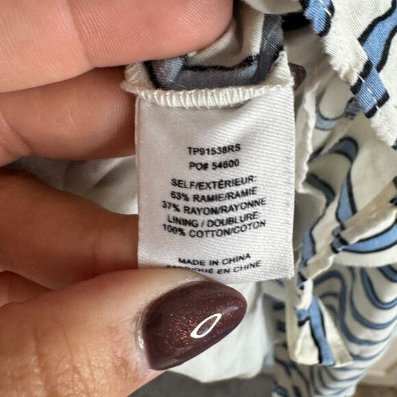 DEREK LAM 10 CROSBY STRIPED BUTTON DOWN PREPPY ACADEMIA COSTAL DRESS SZ 12 - Picture 3 of 3